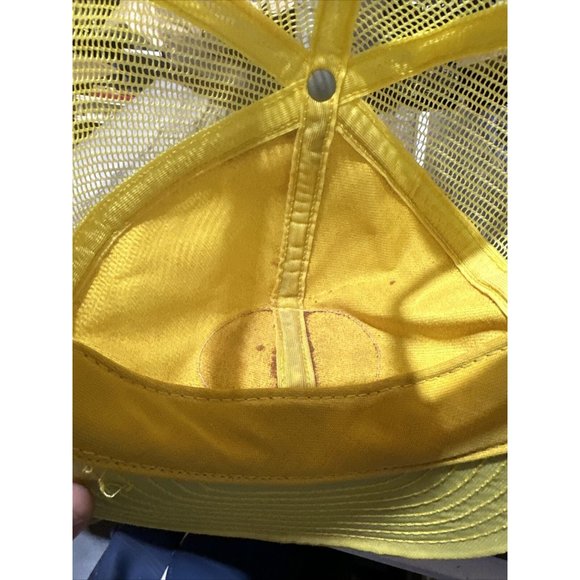 Chessie System Railroad MD Division Snapback Yellow Trucker Hat Cap Made in USA - Picture 7 of 8